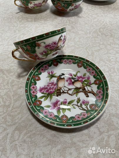 Чайный сервиз на 6 персон китайский фарфор