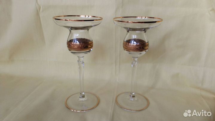 Подсвечники хрустальные