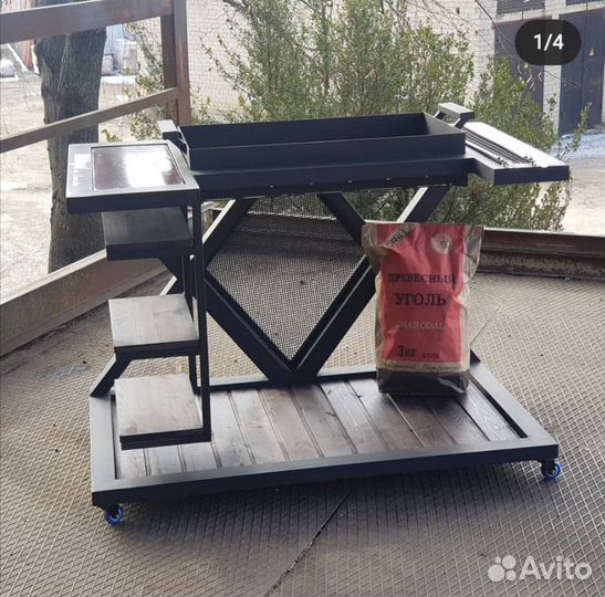 Мангал в стиле лофт