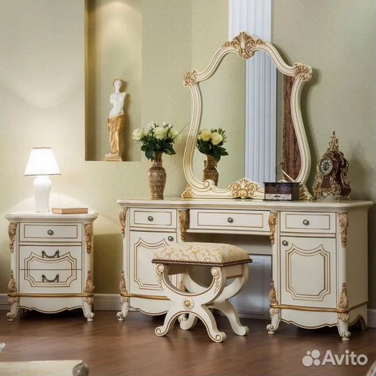 Гарнитур для спальни Мона Лиза крем