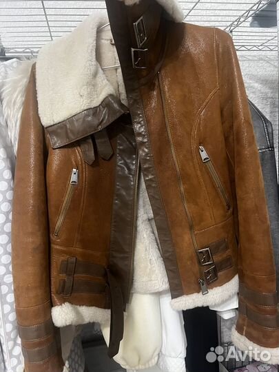 Дублёночка- натуральная женская короткая