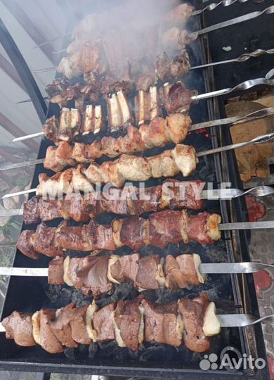 Мангал с крышей