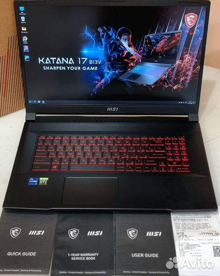 17.3 Ноутбук MSI Katana i7 12700 RTX3070Ti 16Gb 1T