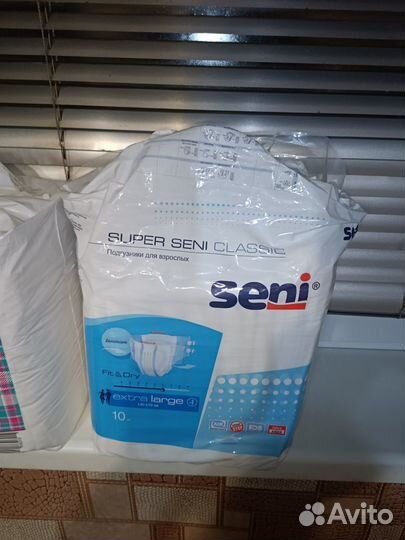 Памперсы для взрослых seni 4
