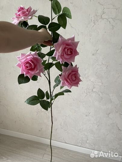 Ваза напольная с цветами