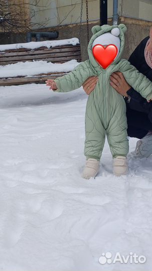 Детский демисезонный комбинезон 92