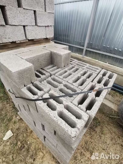 Блоки бетонные 20*20*40