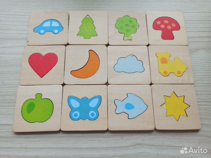 Деревянные игрушки для малышей
