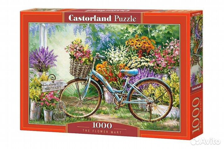Пазл 1000 шт. The Flower Mart Castorland Puzzle