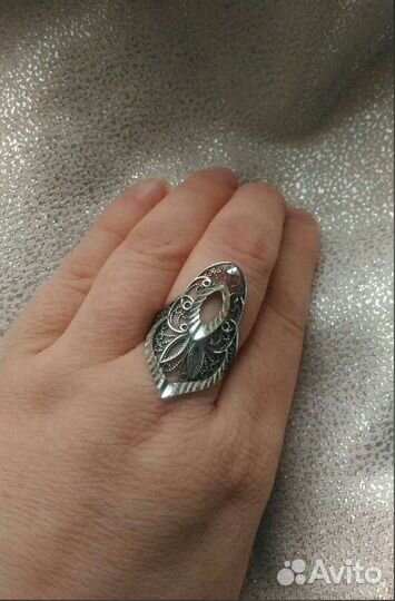 Серебряное кольцо, новое