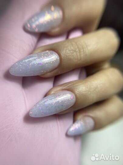 Наращивание ногтей, маникюр с покрытием гель-лак