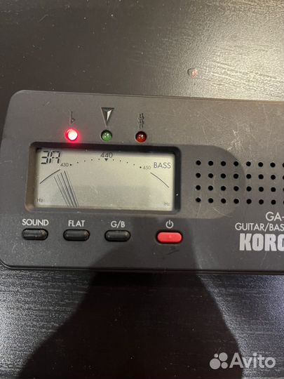 Тюнер для настройки гитары Korg GA-1 guitar/bass