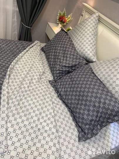 Постельное белье с одеялом Евро