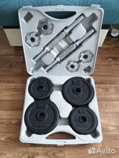 Гантели в кейсе 20 кг Domios