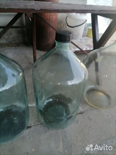 Бутыль стеклянная 20 литров
