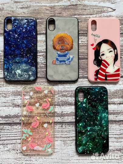 Чехлы для iPhone X XS, стекло