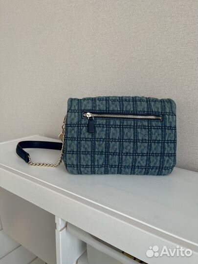 Новая сумка на плечо кросс-боди джинсовая guess