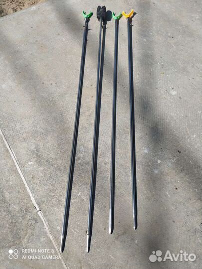 Телескопическая подстава вод удочки