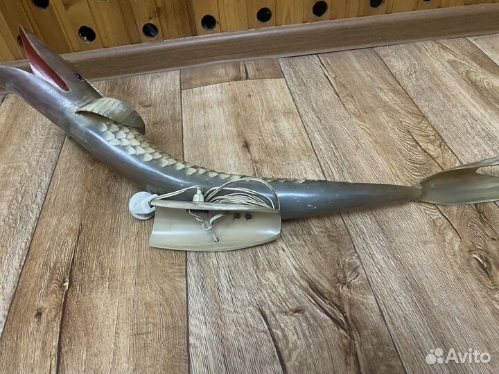 Рыба светильник старинный