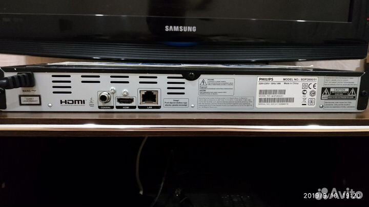 Blu-ray, DVD-плеер philips