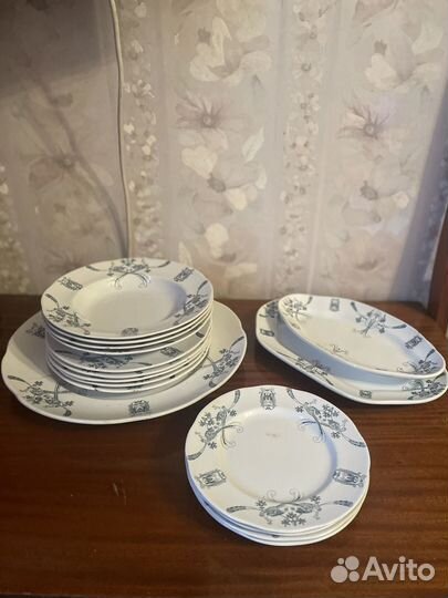Сервиз столовый фабрики Кузнезова. Царизм