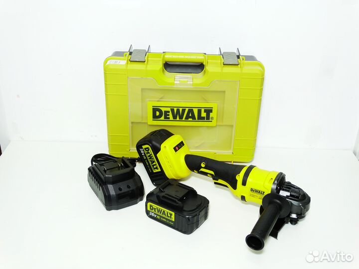 Ушм аккумуляторный 125мм, Makita, DeWalt