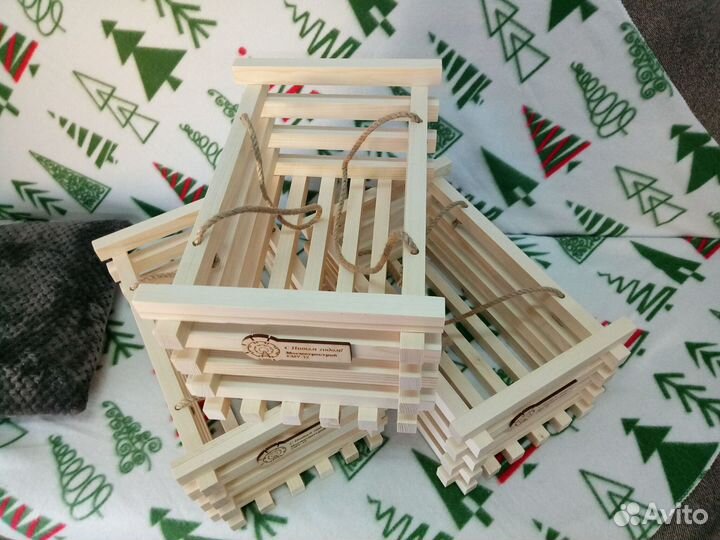 Ящик деревянный подарочный