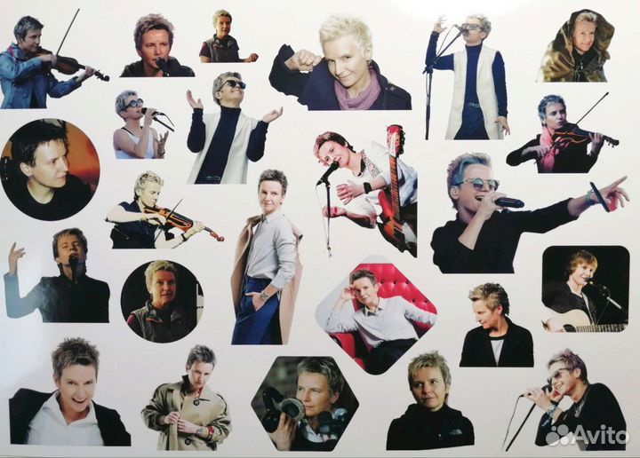 Сурганова и оркестр наклейки открытки коллекция