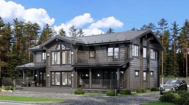 Дом 383,7 м² на участке 19,8 сот.