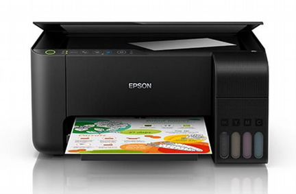Мфу Epson L3150 с оригинальной снпч и чернилами