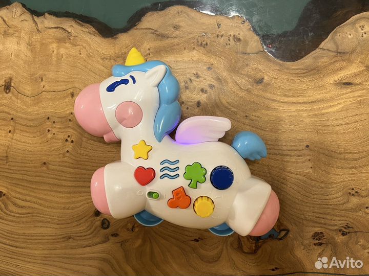 Музыкальный ночник единорог