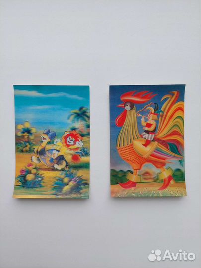 Стерео календарики СССР