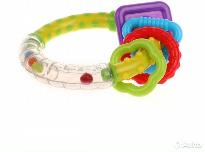 Прорезыватель-погремушка Жирафики Звонкое колечко