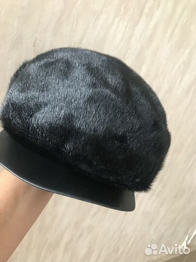 Мужская норковая кепка