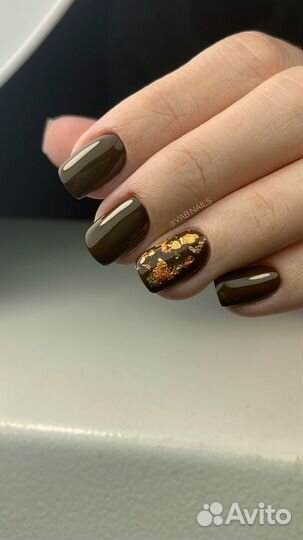 Маникюр с пркрытием гель-лаком