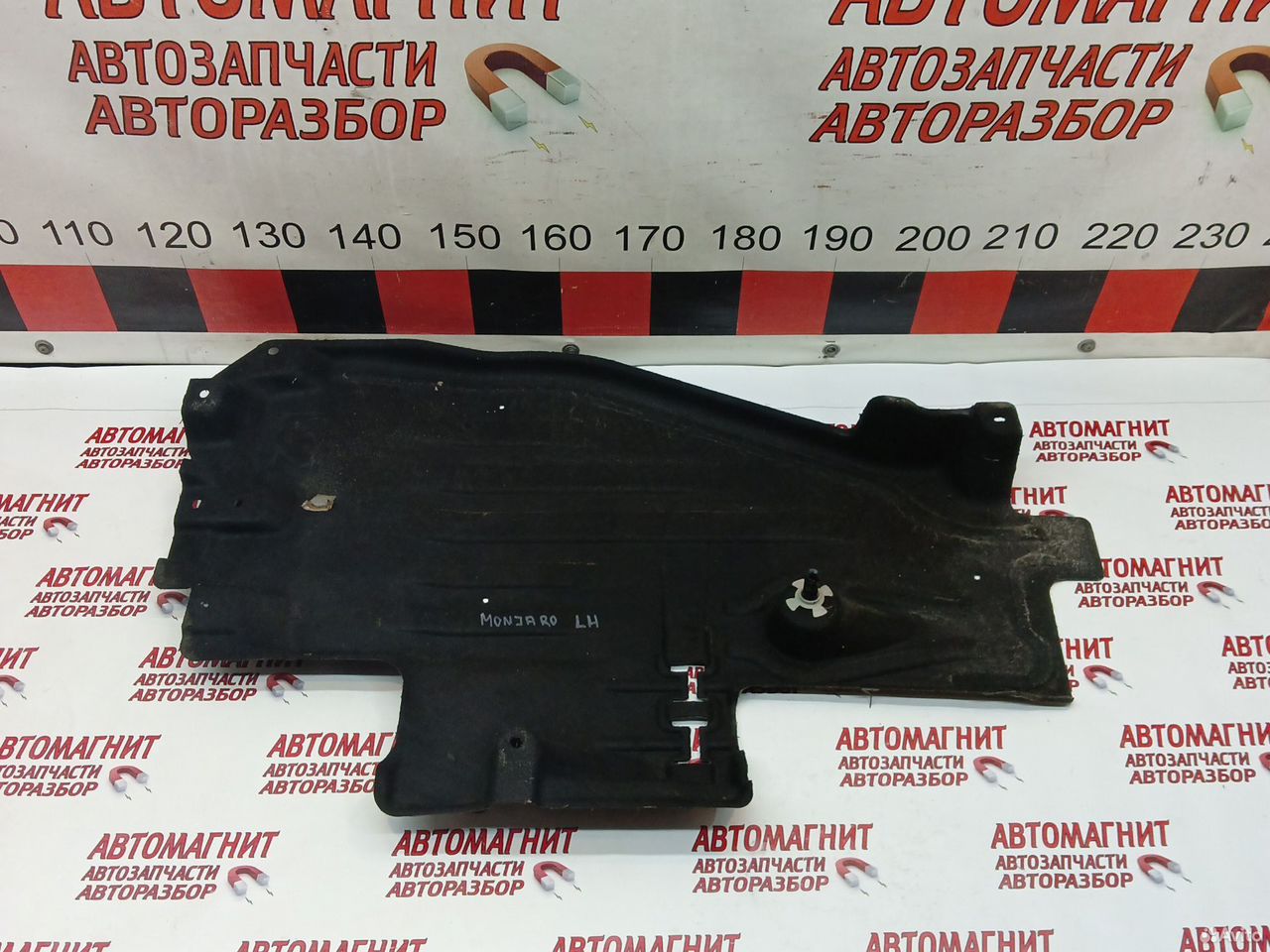 Защита днища левая Джили Монжаро