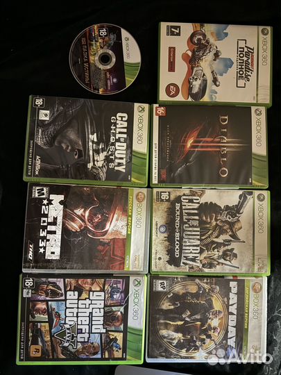 Игры на xbox 360 разные