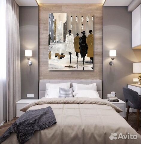 Картина абстракция интерьерная