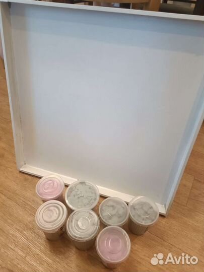 Кинетический песок с песочницей