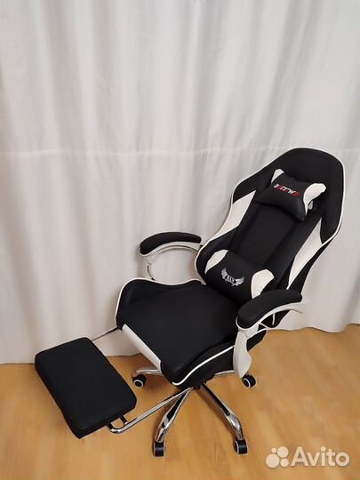 Новое игровое тканевое кресло 308f