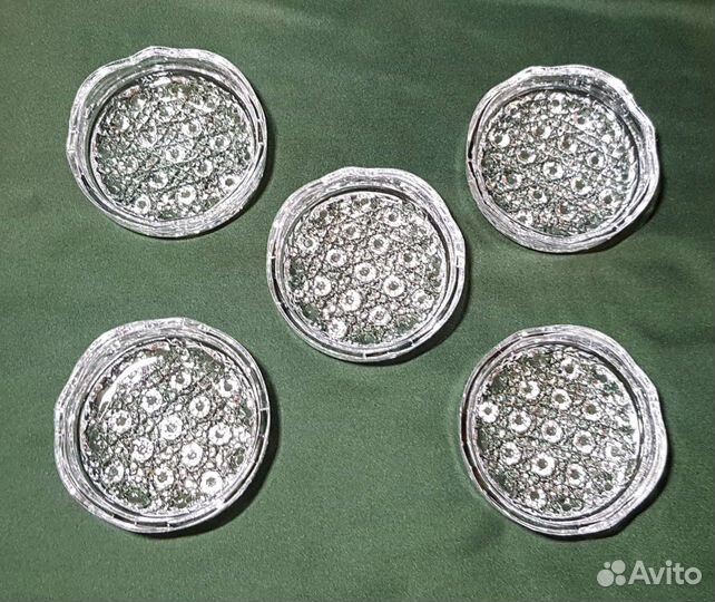 Розетки для варенья, хрусталь