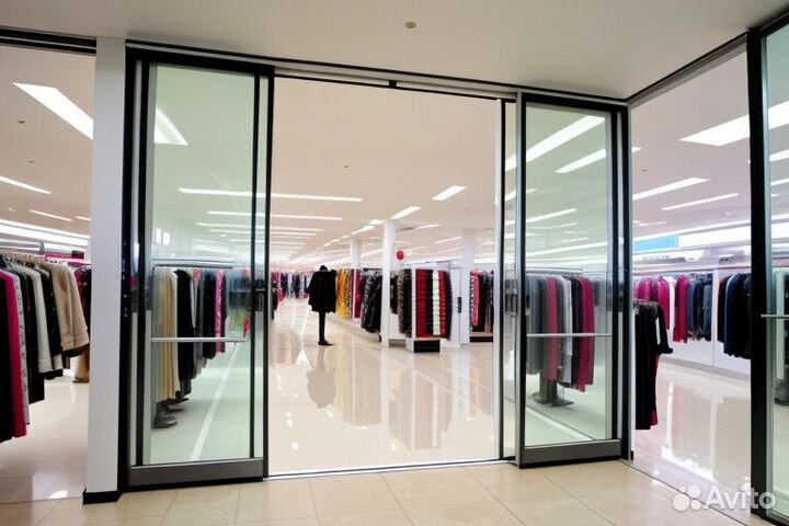 Автоматические раздвижные двери установка 1-3 дн