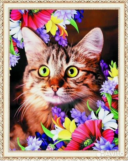 Алмазная мозаика на подрамнике 1шт