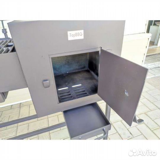 Барбекю гриль мангал печь под казан 4 в 1