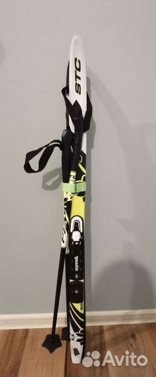 Лыжные ботинки + лыжи