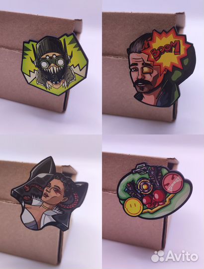 Деревянный значок по игре Apex Legends