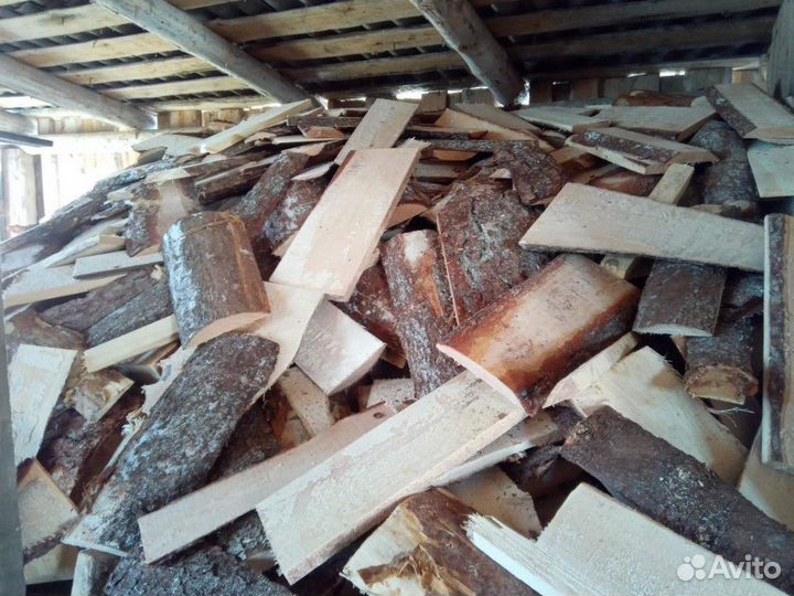 Дрова горбыль сухой пиленый с доставкой