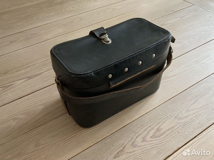 Фотосумка кожаная, старинная (Германия)