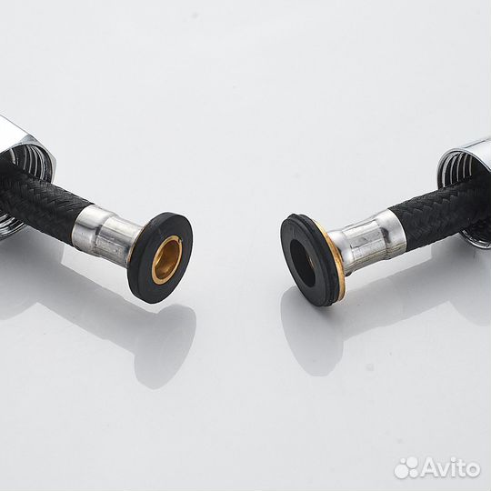 Гигиенический душ со смесителем Rose R1505F-1, белый/хром