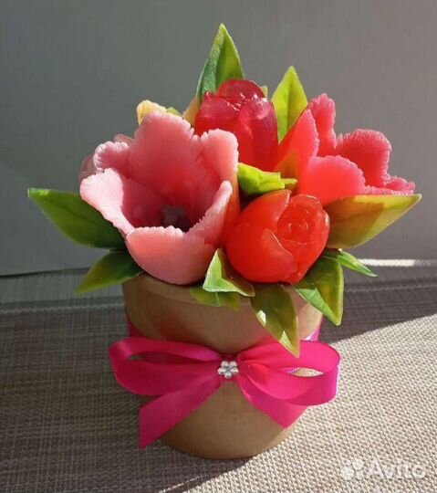 Букет из мыла